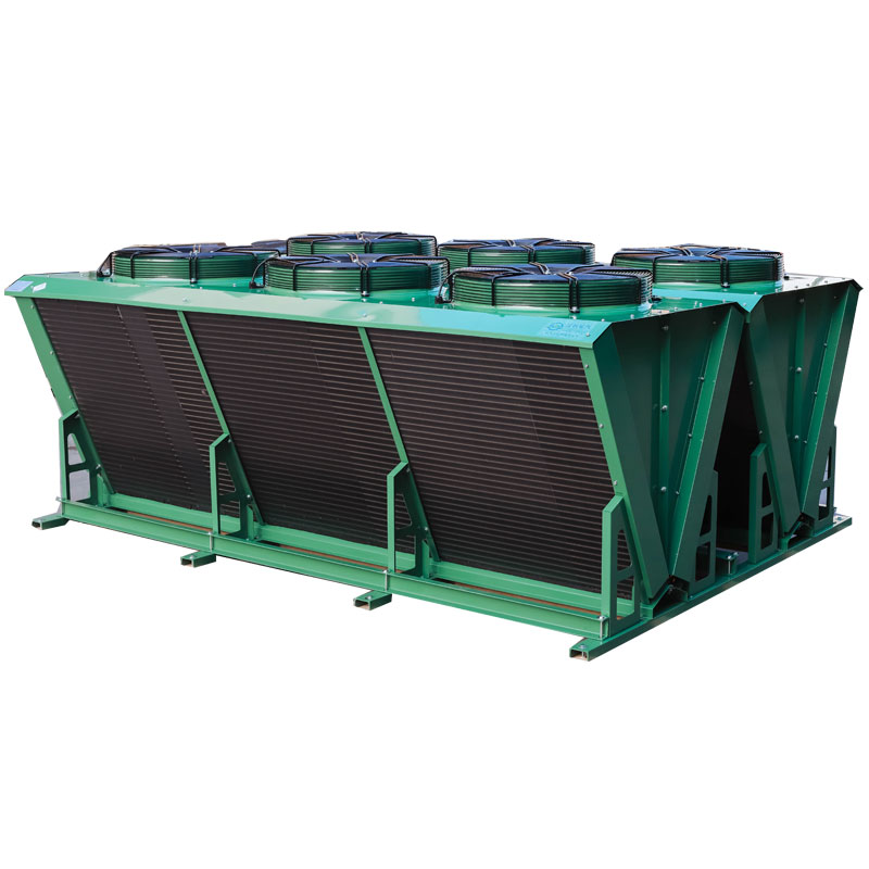LX w-shaped condenser for industrial refrigeration